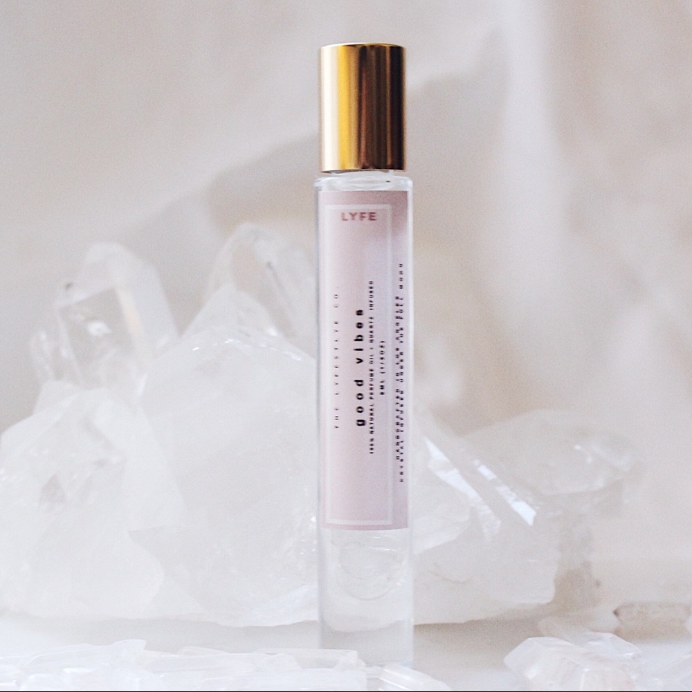 Good Vibes Quartz Infused Perfume Oil Roller